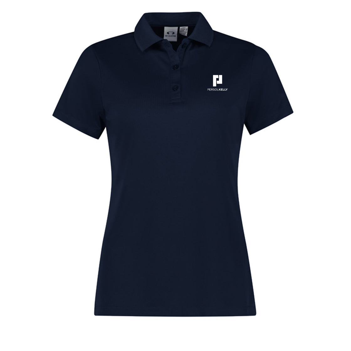 WOMENS ACTION SHORT SLEEVE POLO - NAVY