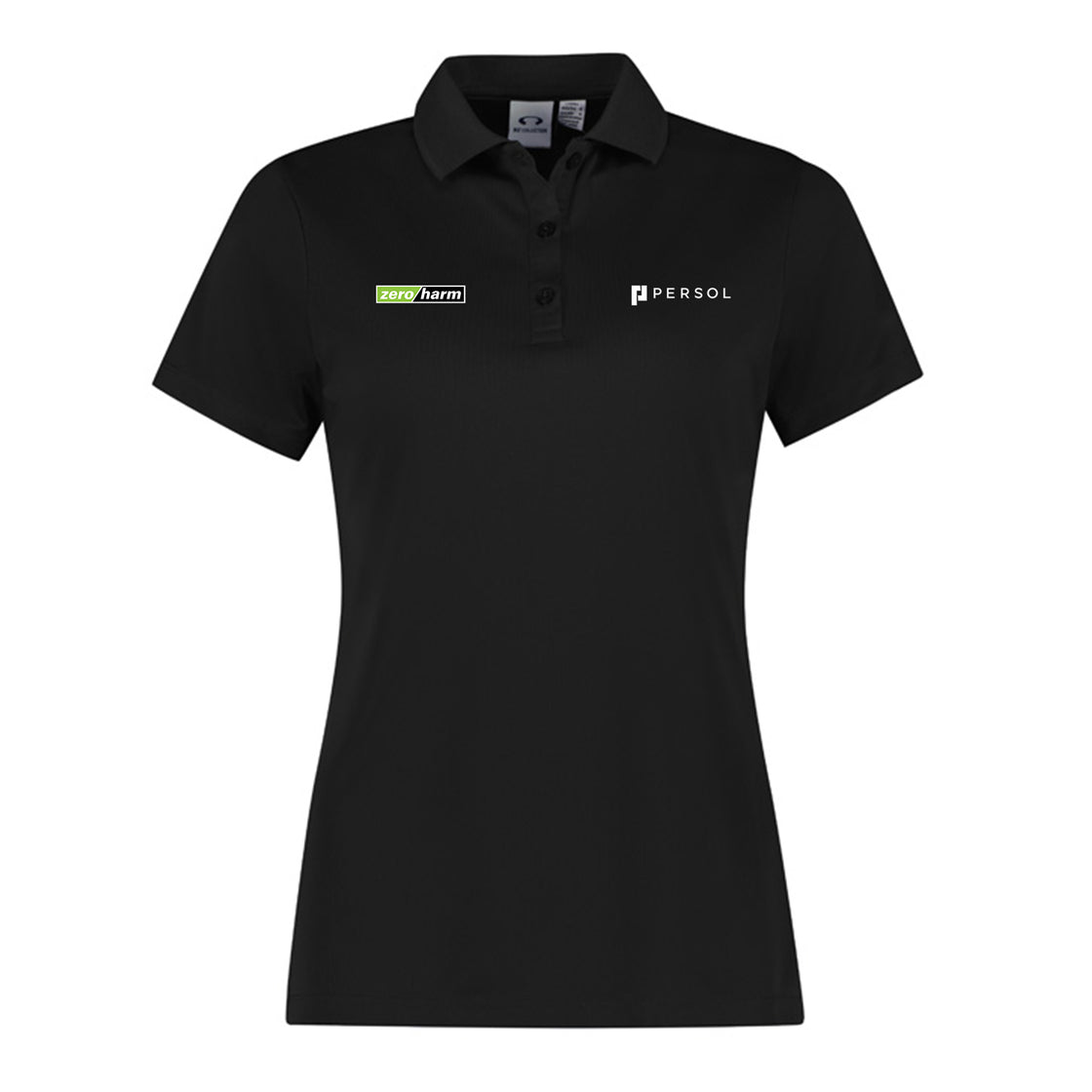 LADIES ACTION POLO - BLACK