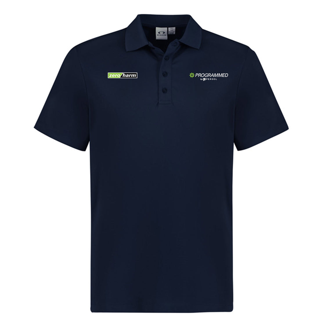 MENS ACTION SHORT SLEEVE POLO - NAVY