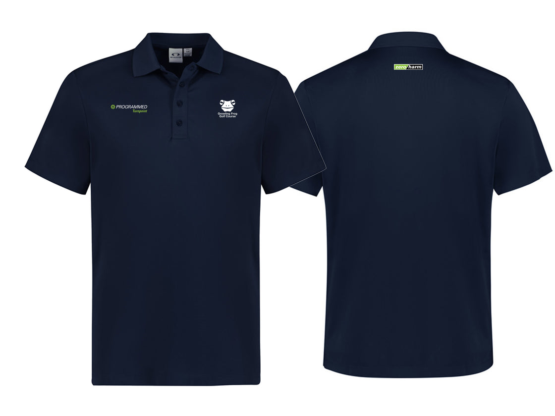 MENS ACTION SHORT SLEEVE POLO - NAVY
