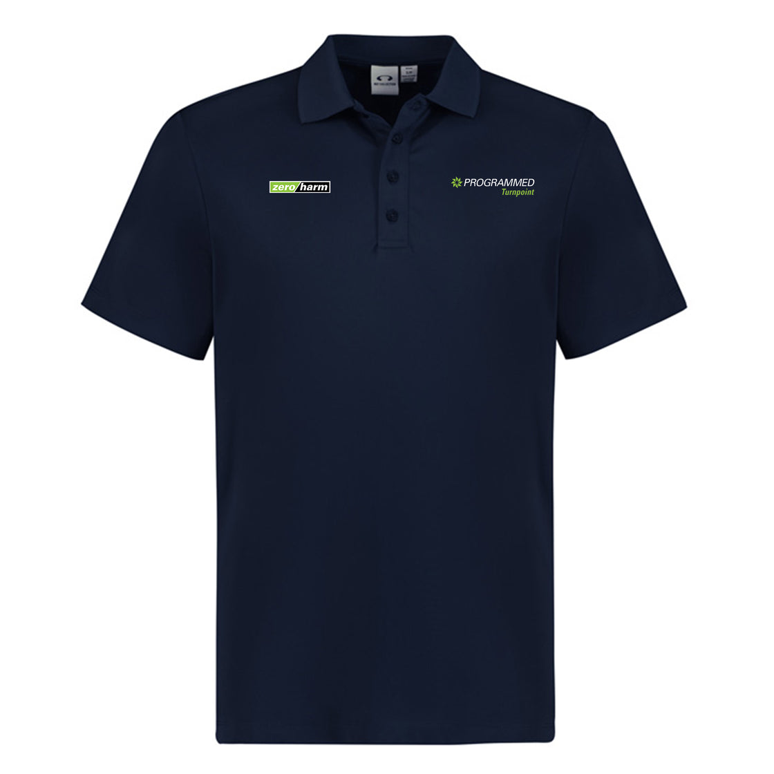 MENS ACTION SHORT SLEEVE POLO - NAVY