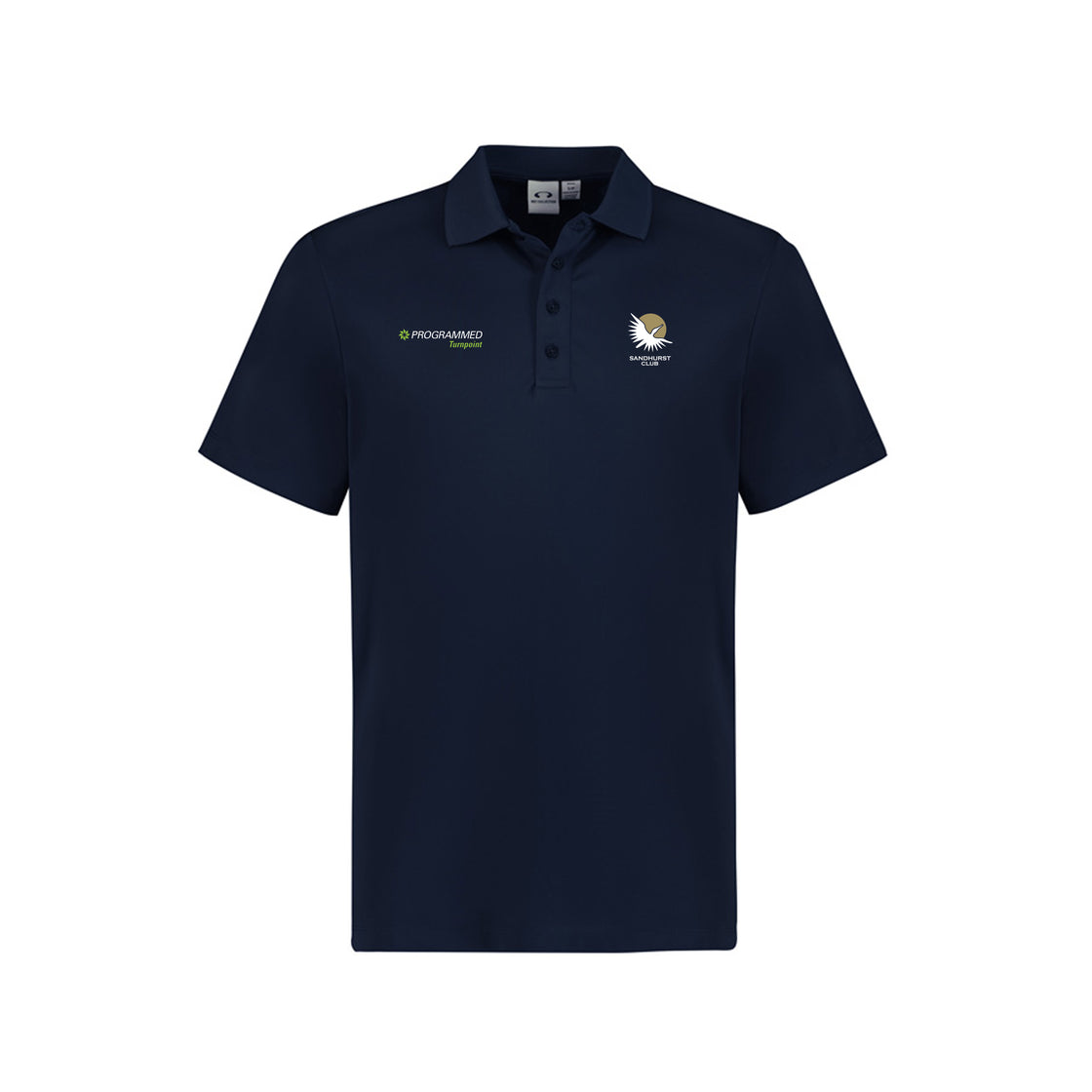 ACTION MENS SHORT SLEEVE POLO - NAVY