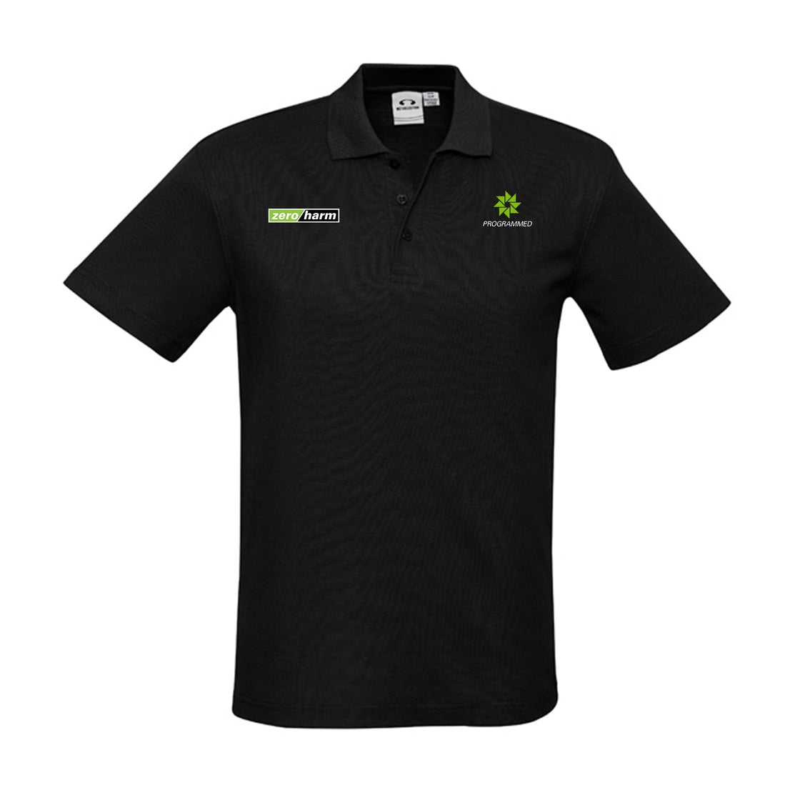 MENS CREW POLO - BLACK