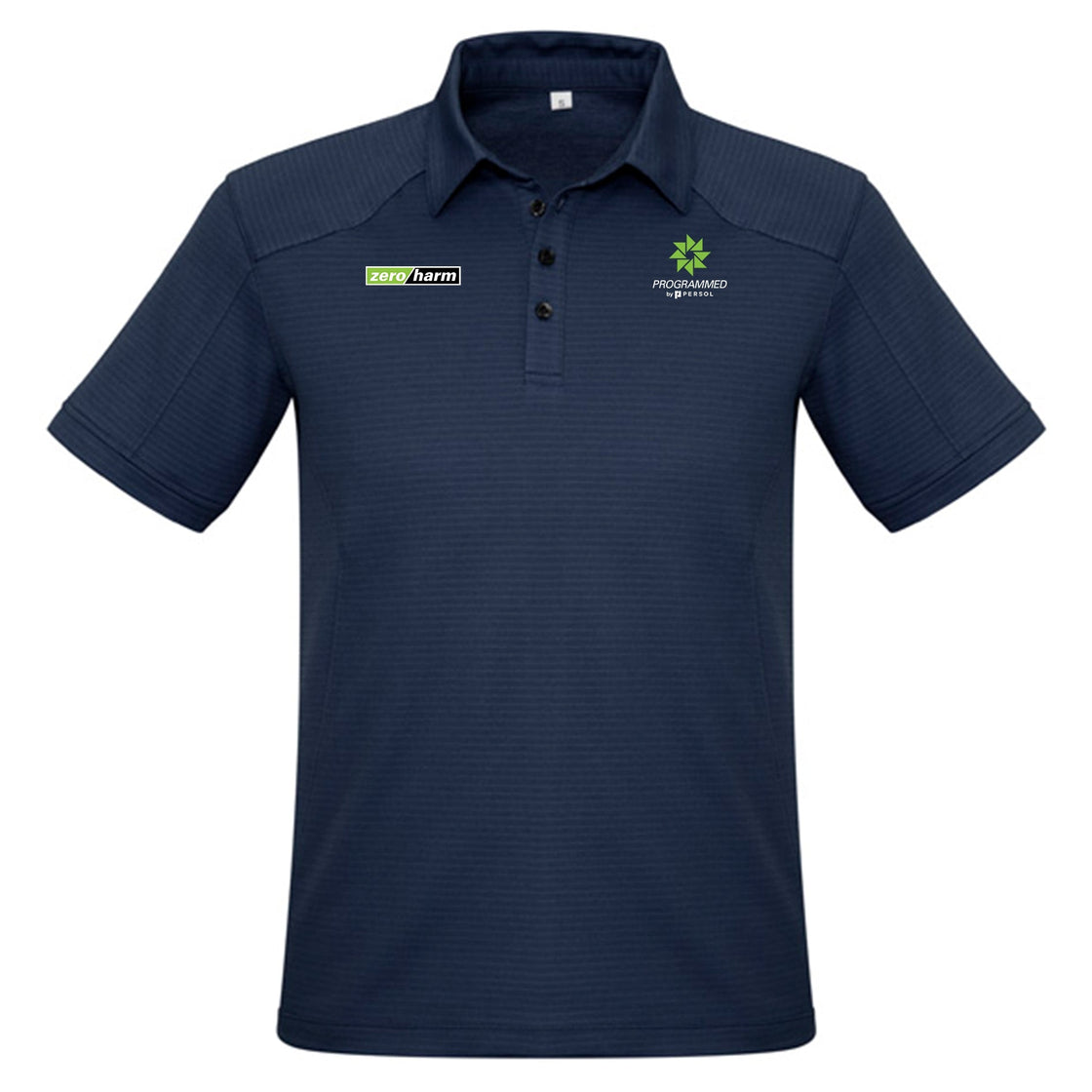 MENS PROFILE SHORT SLEEVE POLO - NAVY