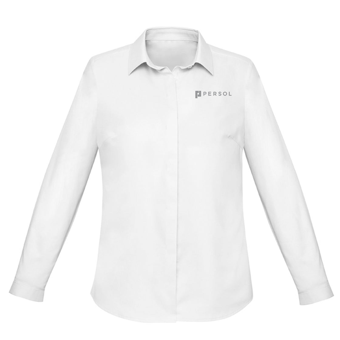 WOMENS CHARLIE LONG SLEEVE SHIRT - WHITE