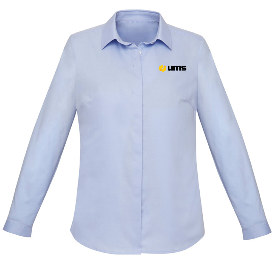 WOMENS LONG SLEEVE CHARLIE SHIRT - BLUE