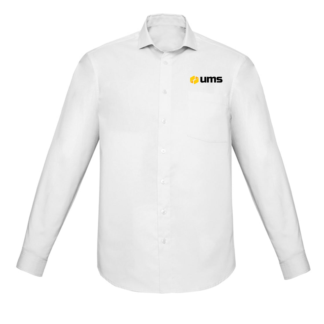 MENS CHARLIE CLASSIC FIT LONG SLEEVE SHIRT - WHITE