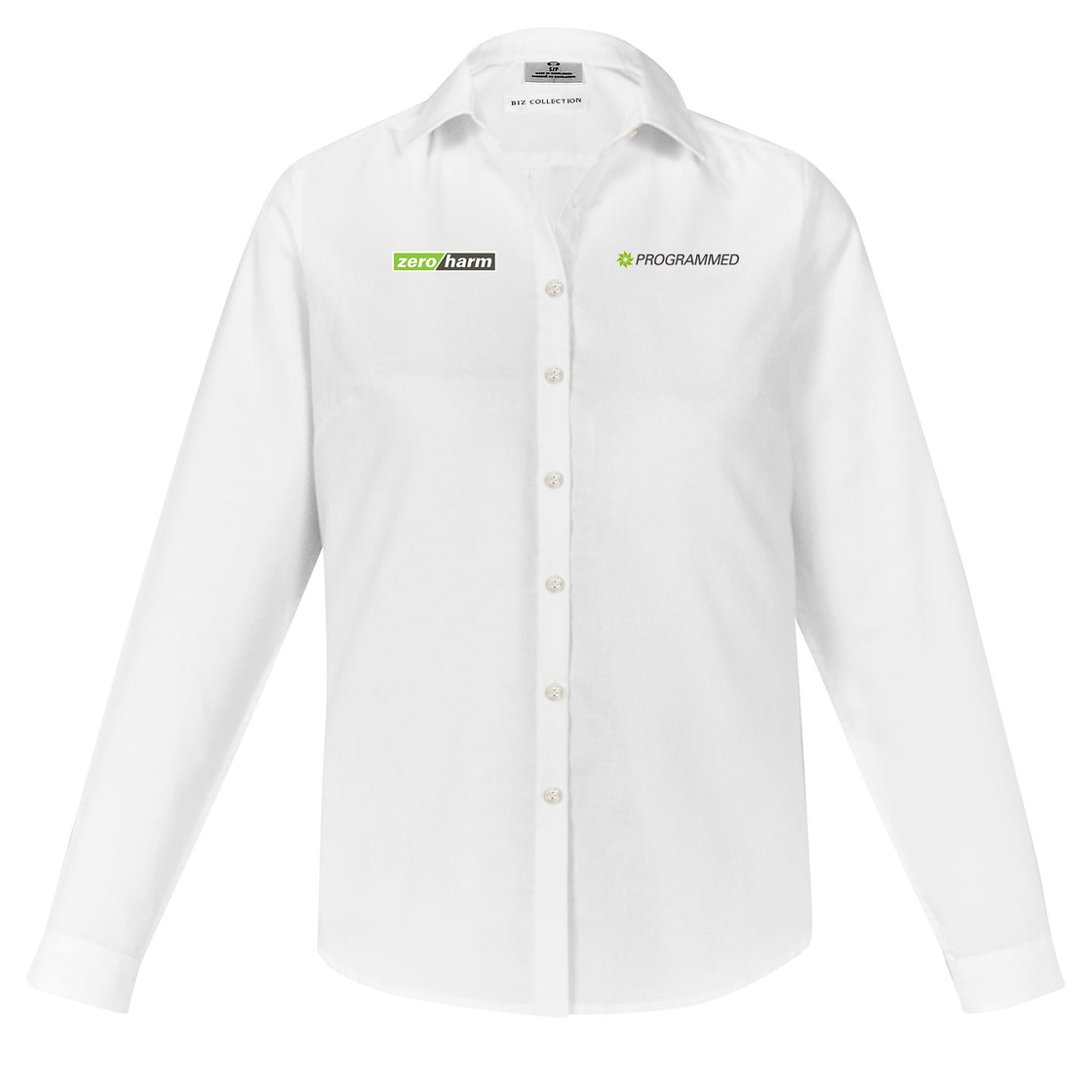 MEMPHIS WOMENS LONG SLEEVE SHIRT - WHITE