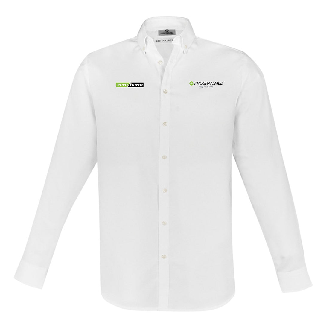 MENS MEMPHIS LONG SLEEVE SHIRT - WHITE