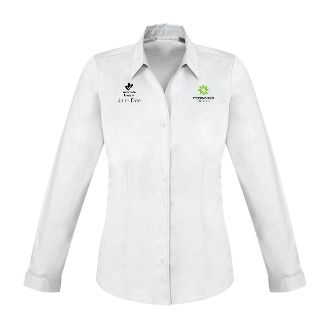 WOMENS MONACO LONG SLEEVE SHIRT - WHITE