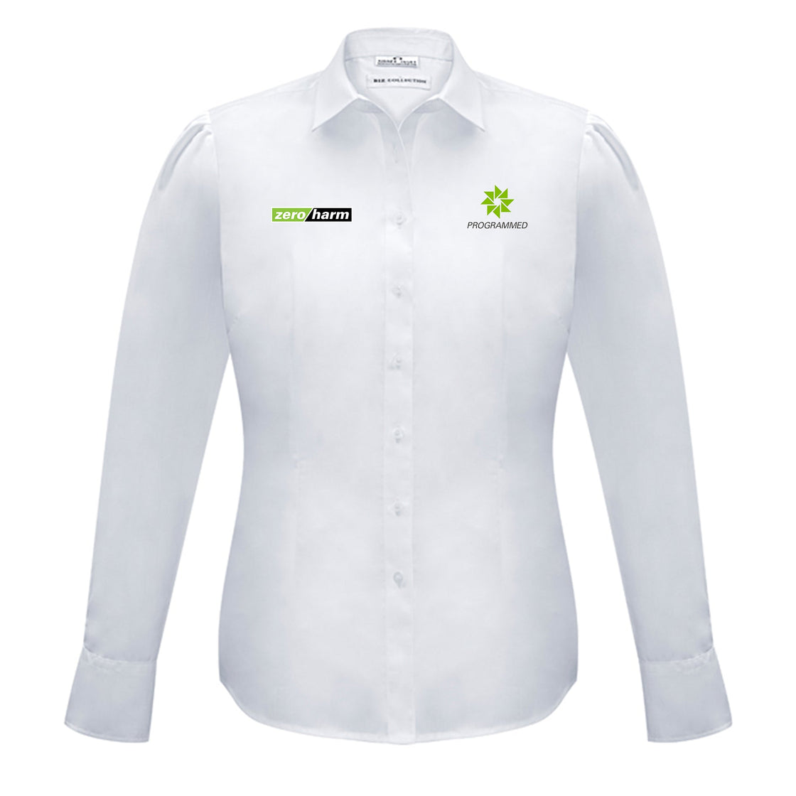 LADIES EURO L/S SHIRT - WHITE