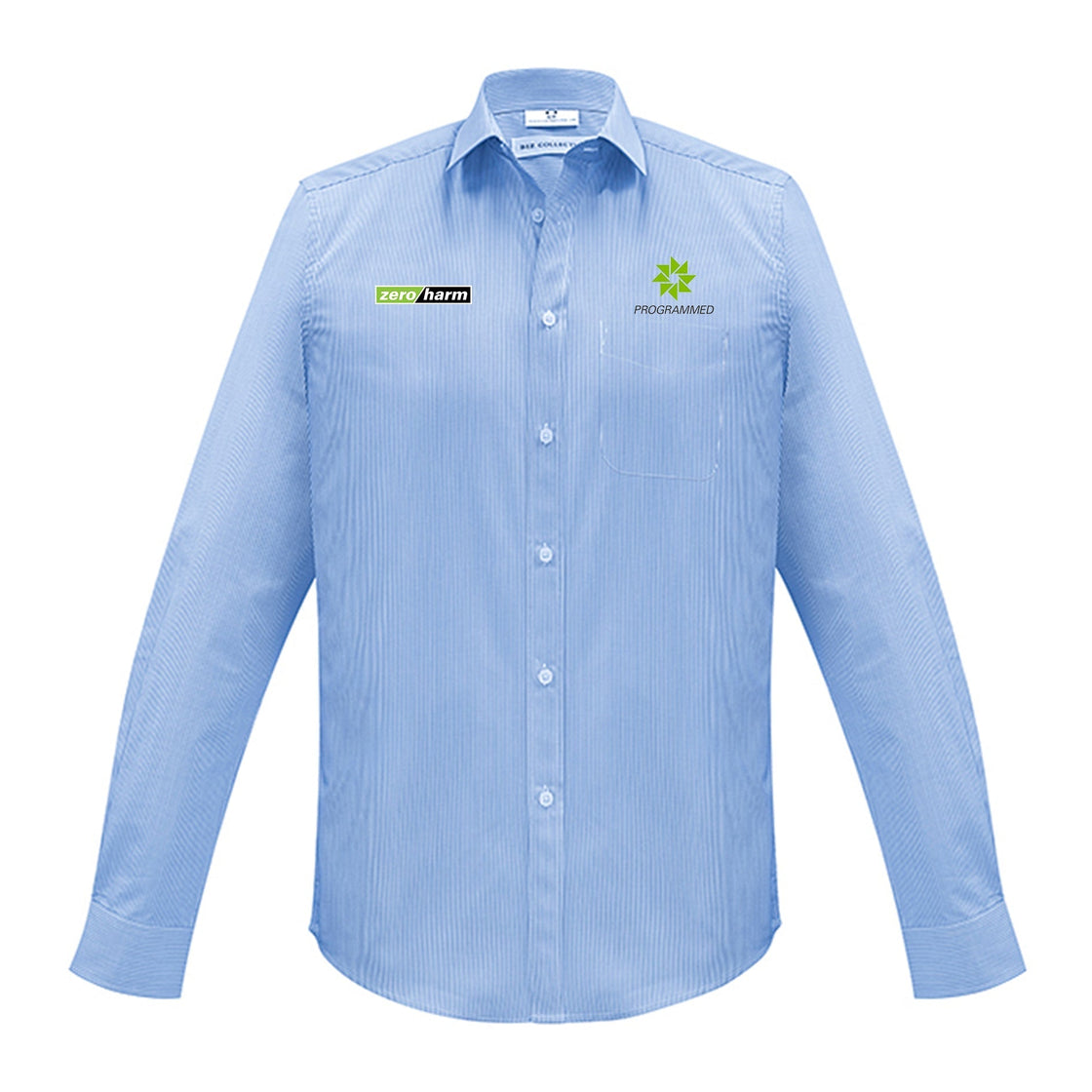 MENS EURO L/S SHIRT - BLUE