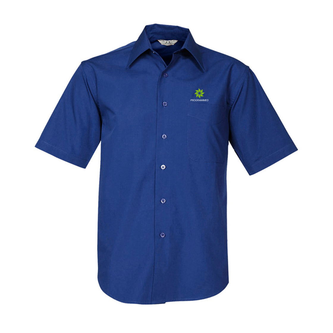 MENS METRO SHORT SLEEVE SHIRT - ROYAL