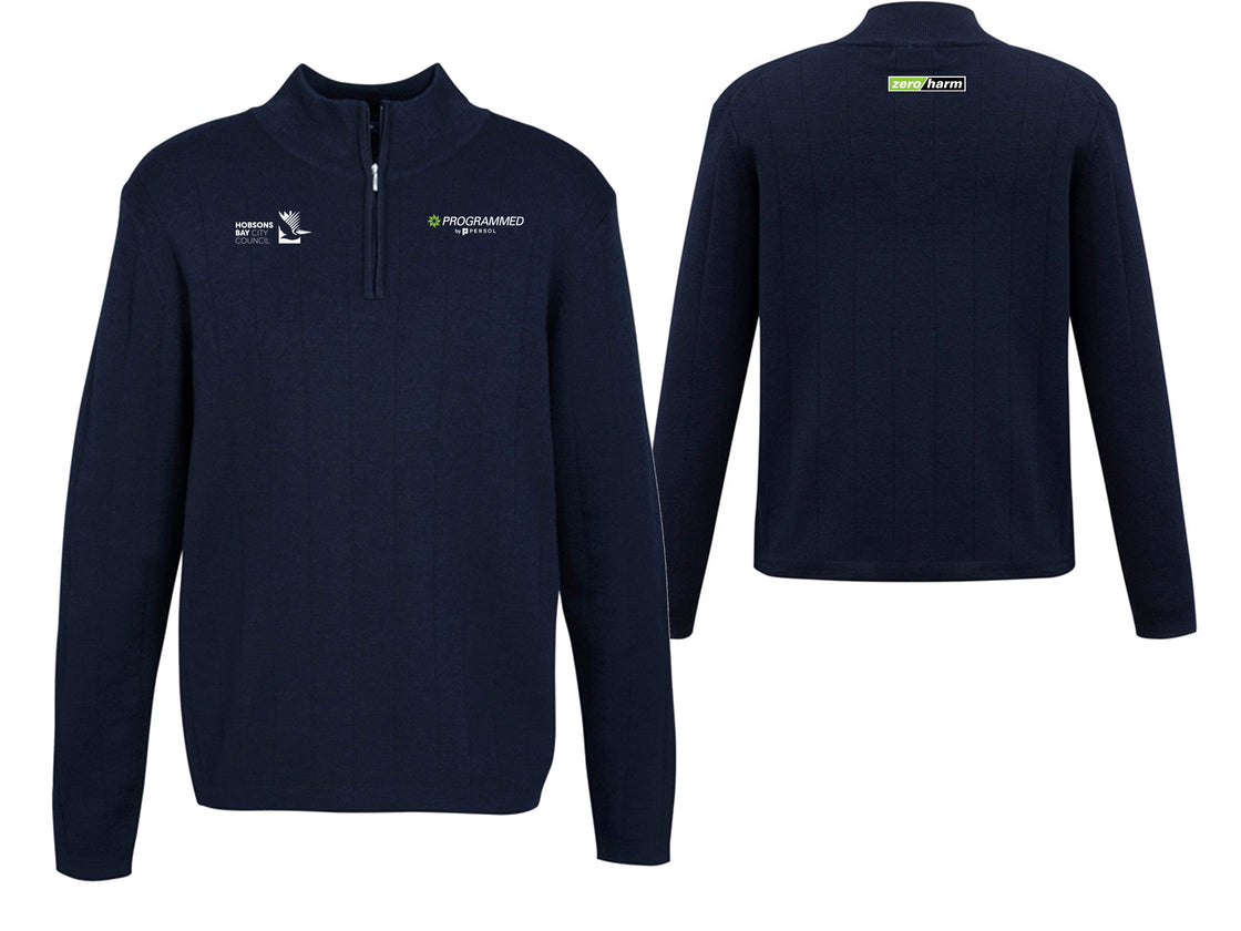 MENS 80/20 WOOL PULLOVER - NAVY