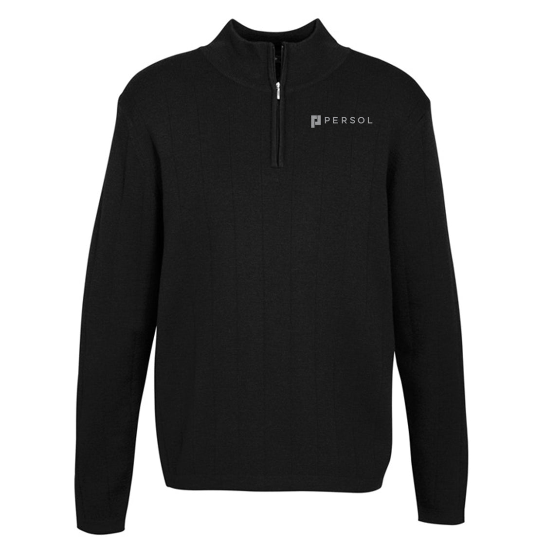 MENS 80/20 WOOL PULLOVER - BLACK