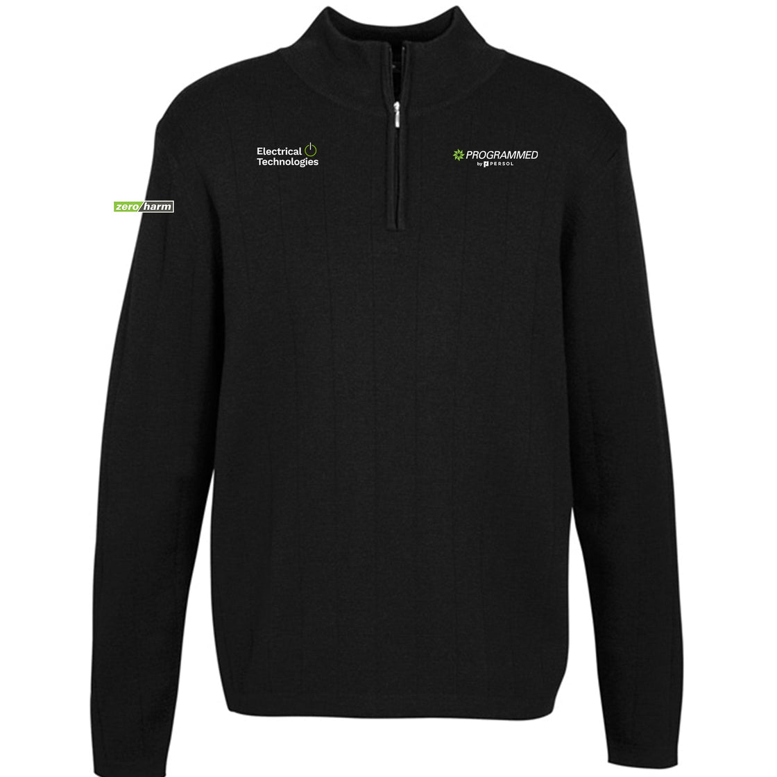 MENS 80/20 WOOL PULLOVER - BLACK