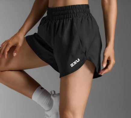 WOMENS ASPIRE 5 INCH SHORTS - BLACK