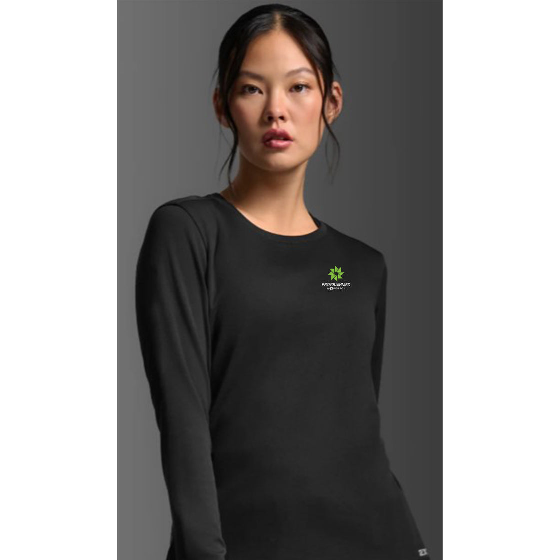 WOMENS AERO LONG SLEEVE TEE - BLACK