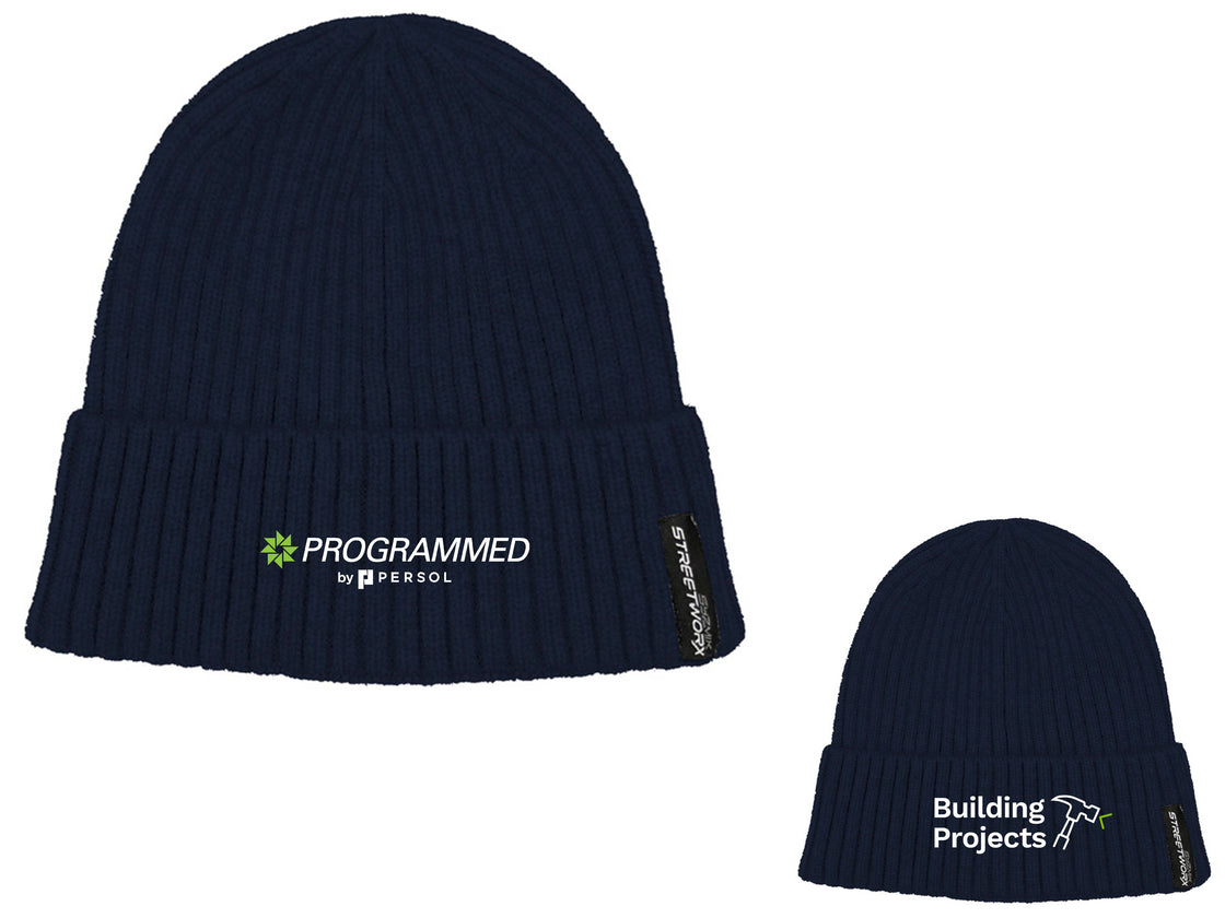 UNISEX STREETWORX BEANIE - NAVY