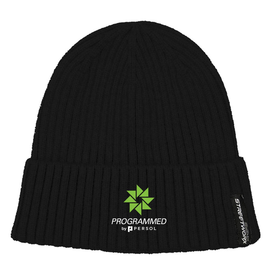 UNISEX STREETWORX BEANIE - BLACK