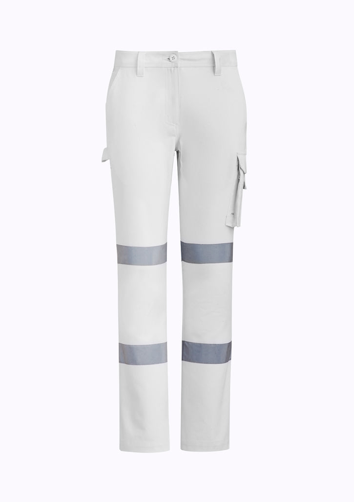 WOMENS BIO MOTION TAPED PANT - WHITE