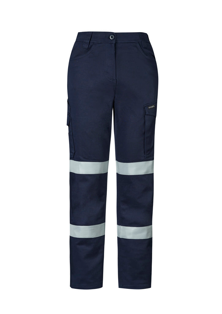 WOMENS ESSENTIAL STRETCH TAPED CARGO PANT - NAVY