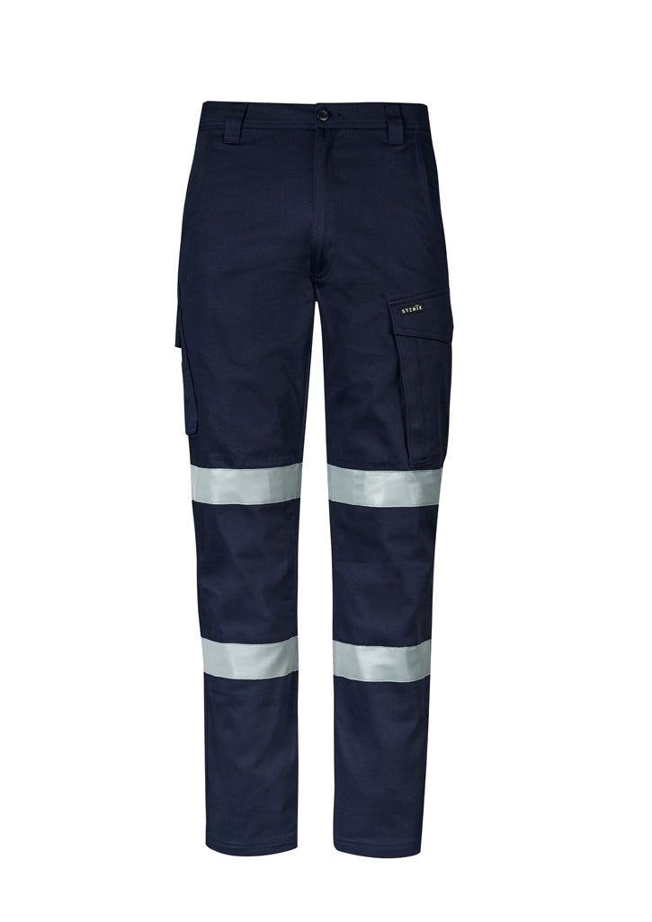 MENS ESSENTIAL STRETCH TAPED CARGO PANT - NAVY