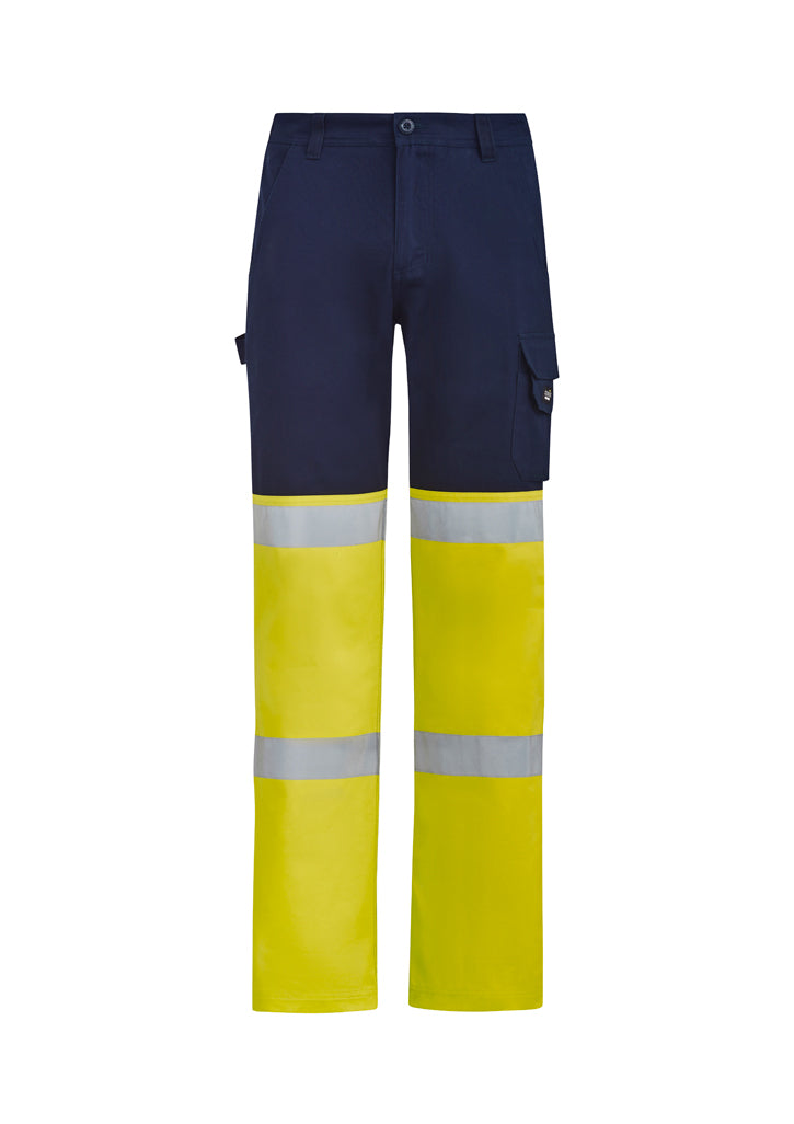 MENS BIO MOTION HI VIS TAPED PANT - YELLOW/NAVY