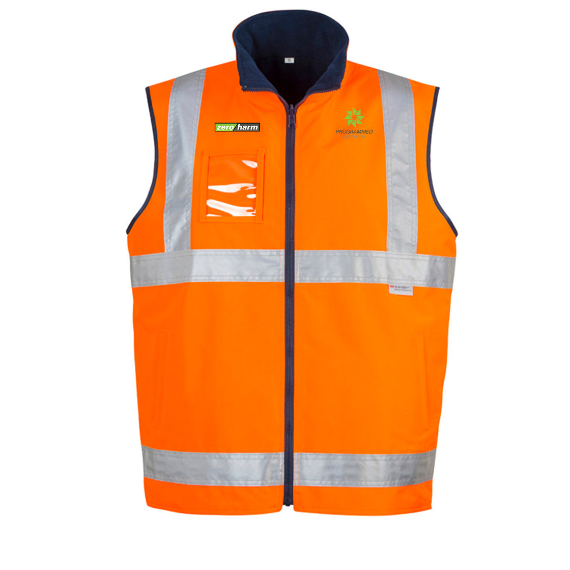 MENS HI VIS LIGHTWEIGHT WATERPROOF VEST - ORANGE