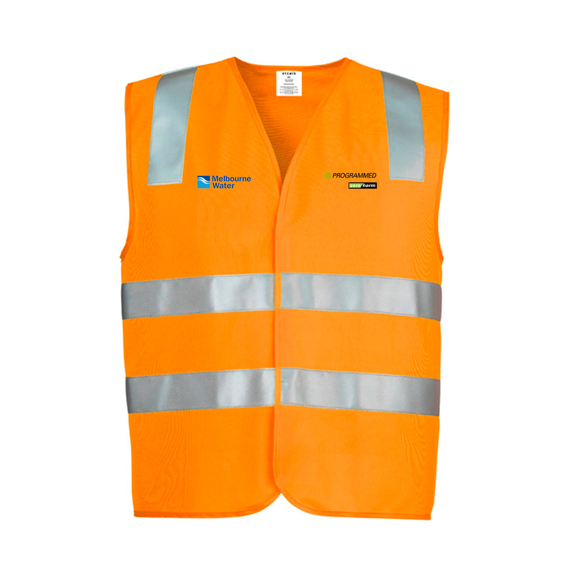 UNISEX HI VIS BASIC VEST - ORANGE