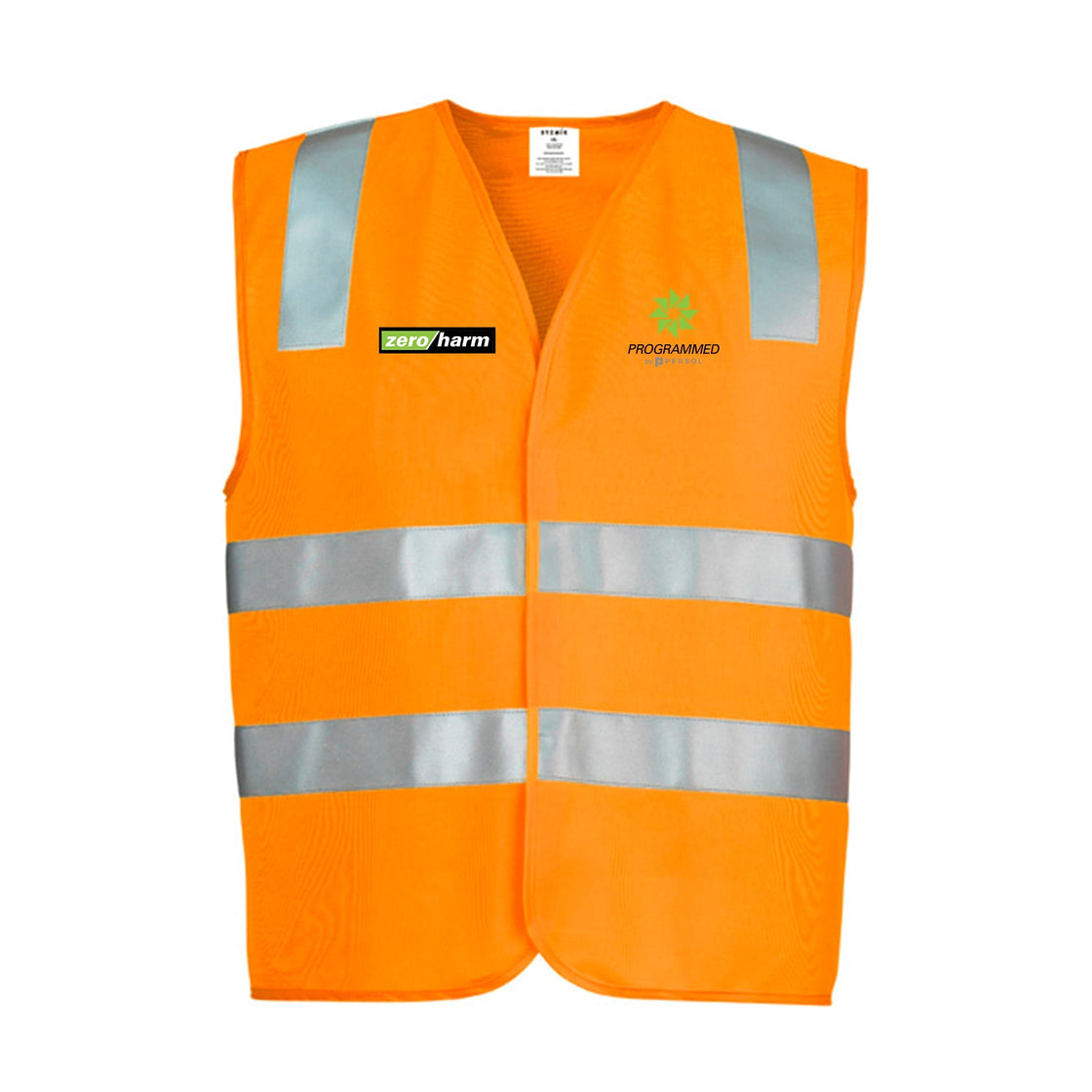 UNISEX HI VIS BASIC VEST - ORANGE