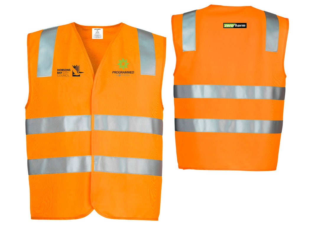 UNISEX HI VIS BASIC VEST - ORANGE