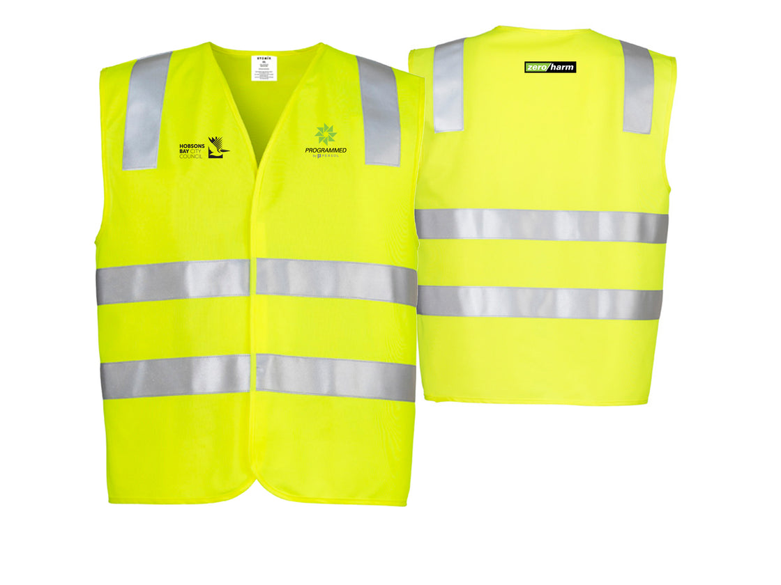 UNISEX HI VIS BASIC VEST - YELLOW