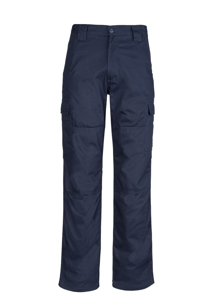 Mens Mid-weight Drill Cargo Pant - NAVY