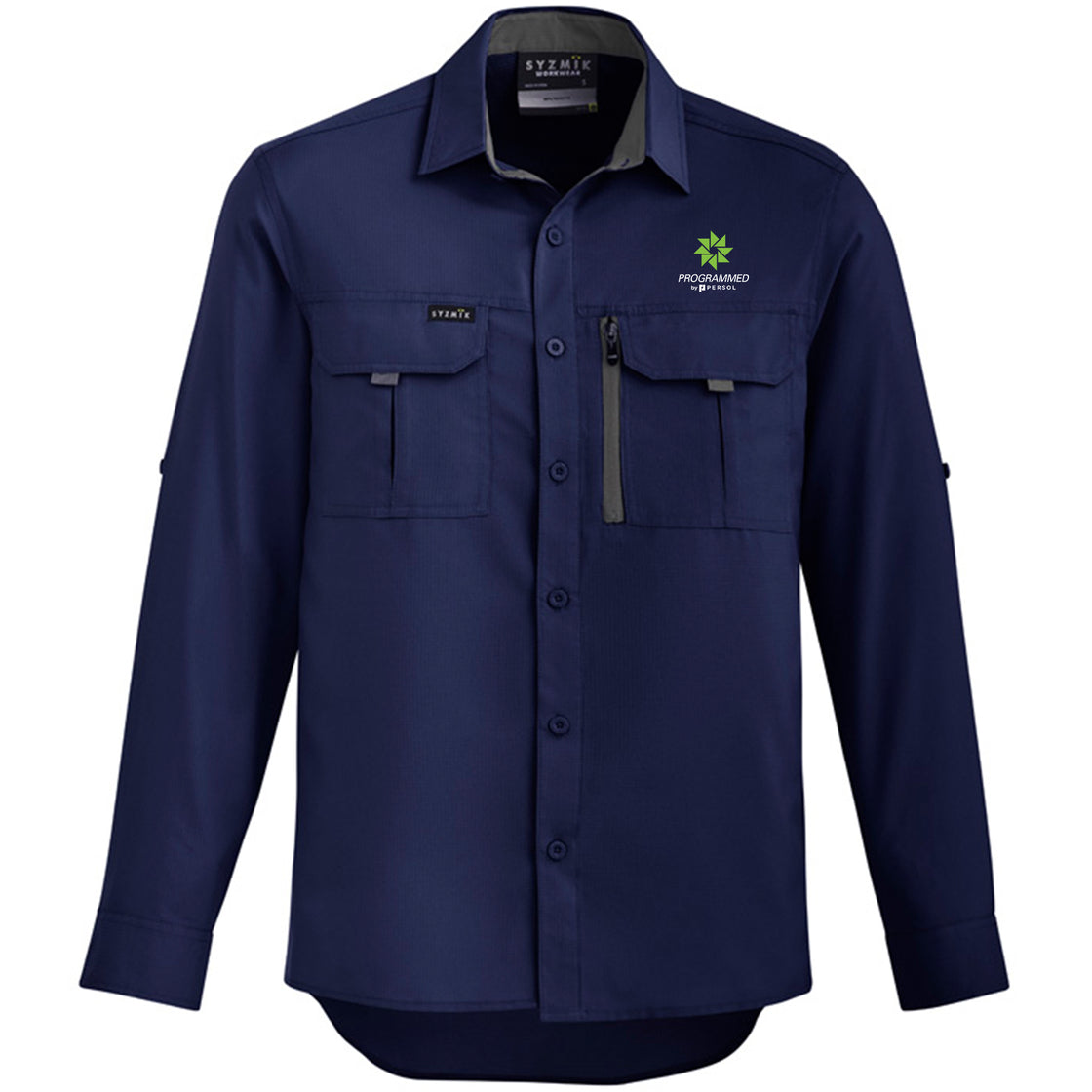 MENS OUTDOOR L/S SHIRT - NAVY