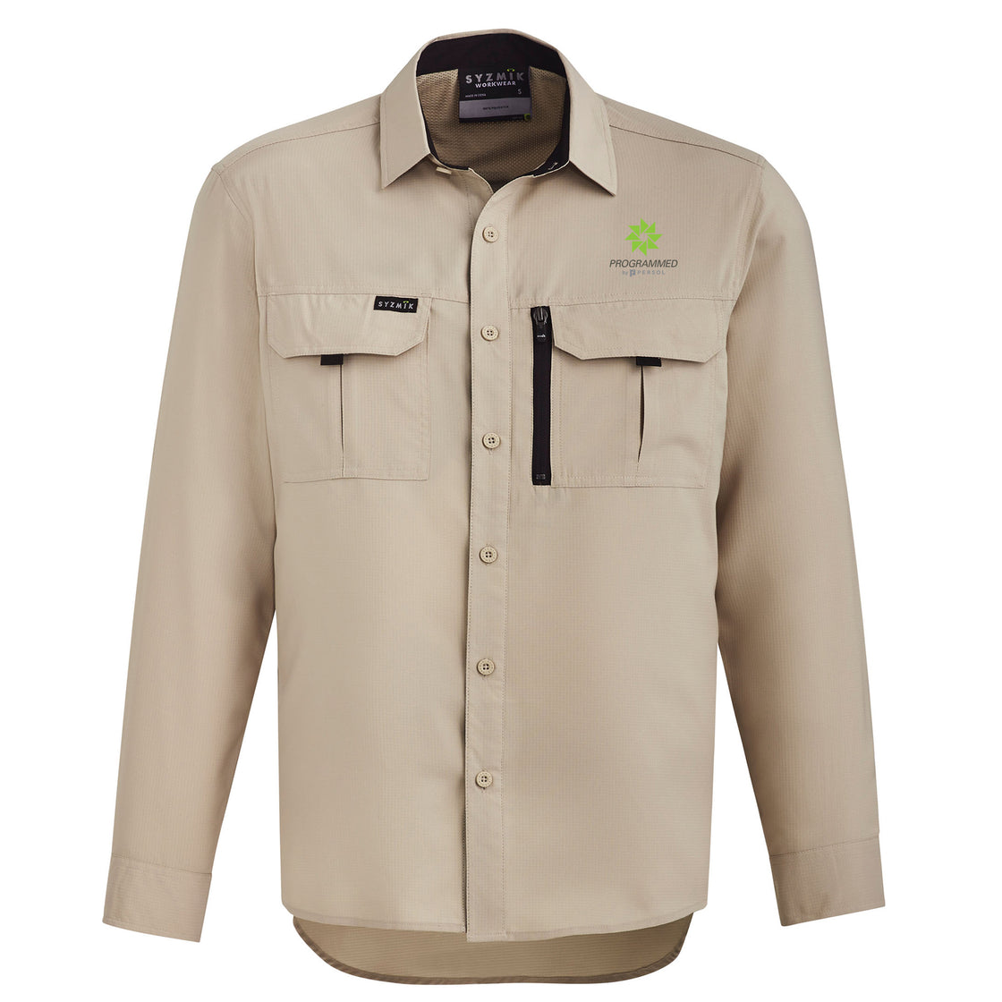 MENS OUTDOOR LONG SLEEVE SHIRT - SAND