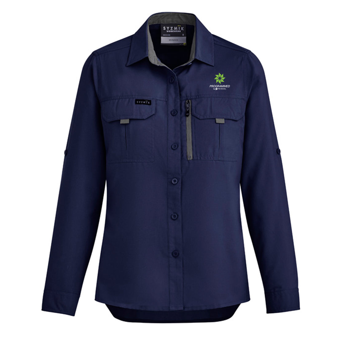 WOMENS OUTDOOR LONG SLEEVE SHIRT - NAVY