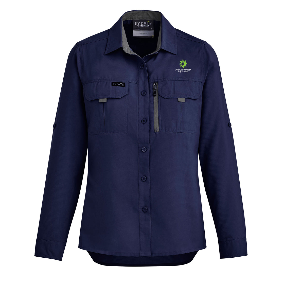 WOMENS OUTDOOR LONG SLEEVE SHIRT - NAVY