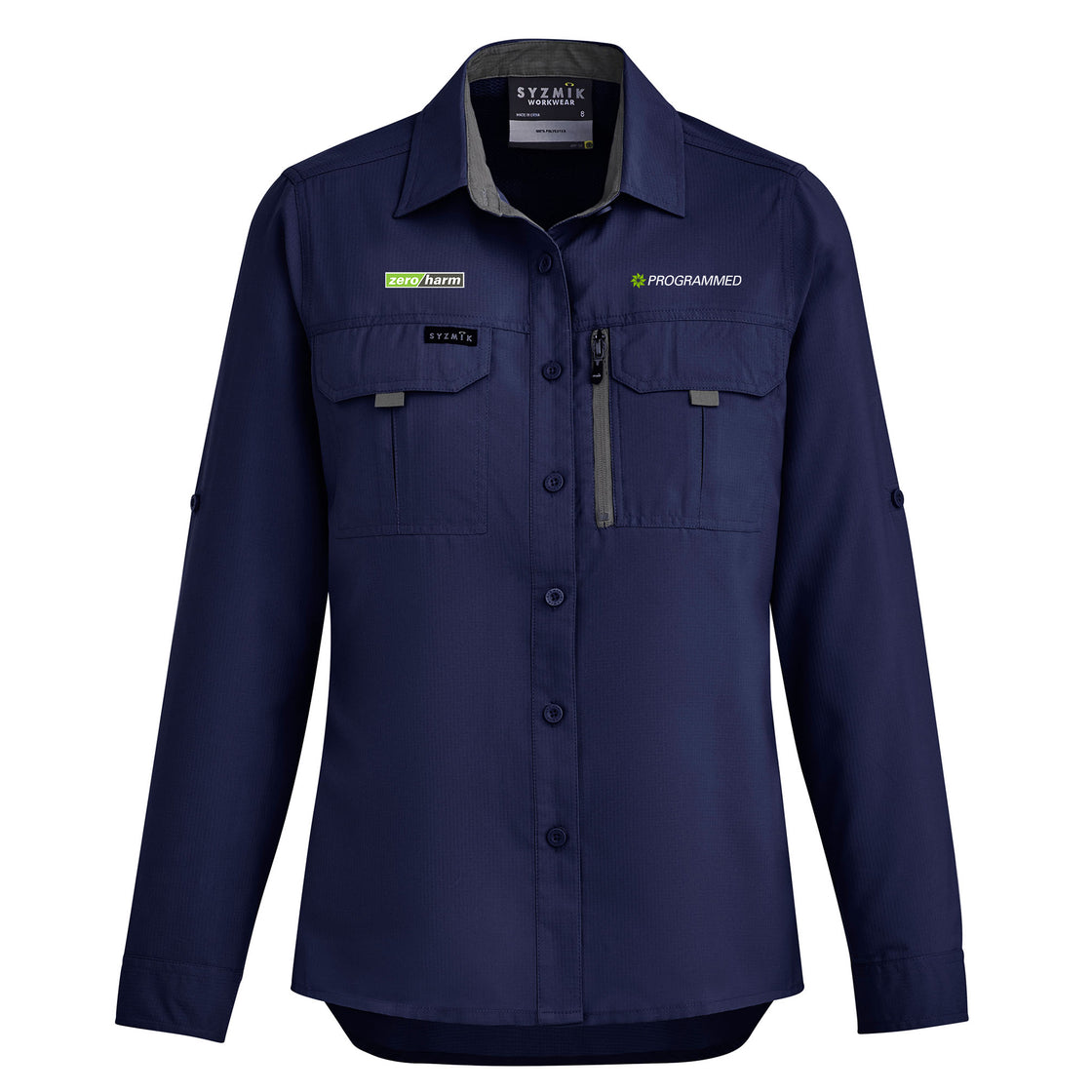 WOMENS OUTDOOR LONG SLEEVE SHIRT - NAVY