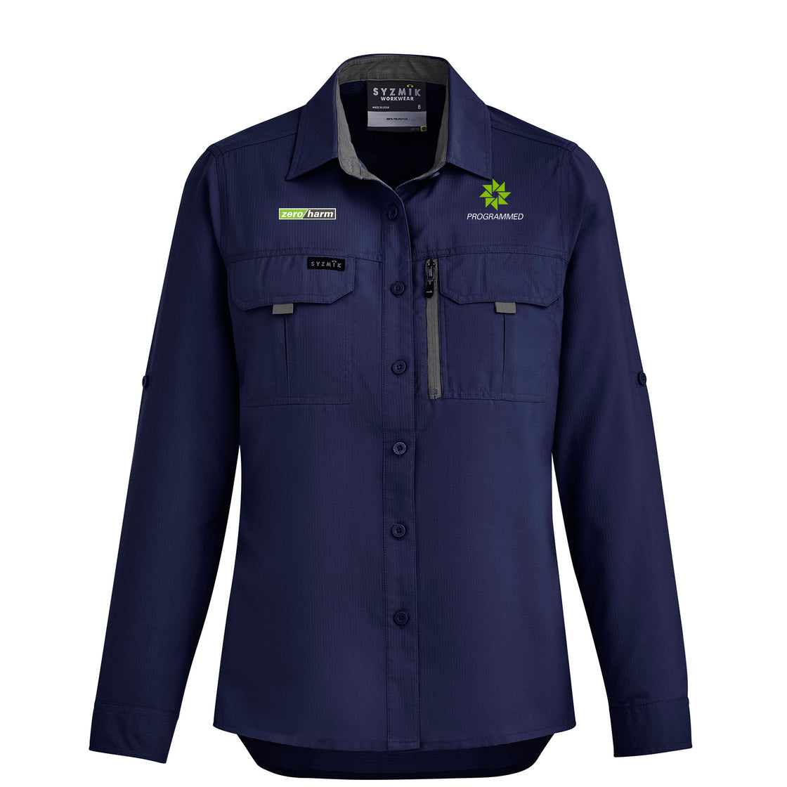 WOMENS OUTDOOR LONG SLEEVE SHIRT - NAVY