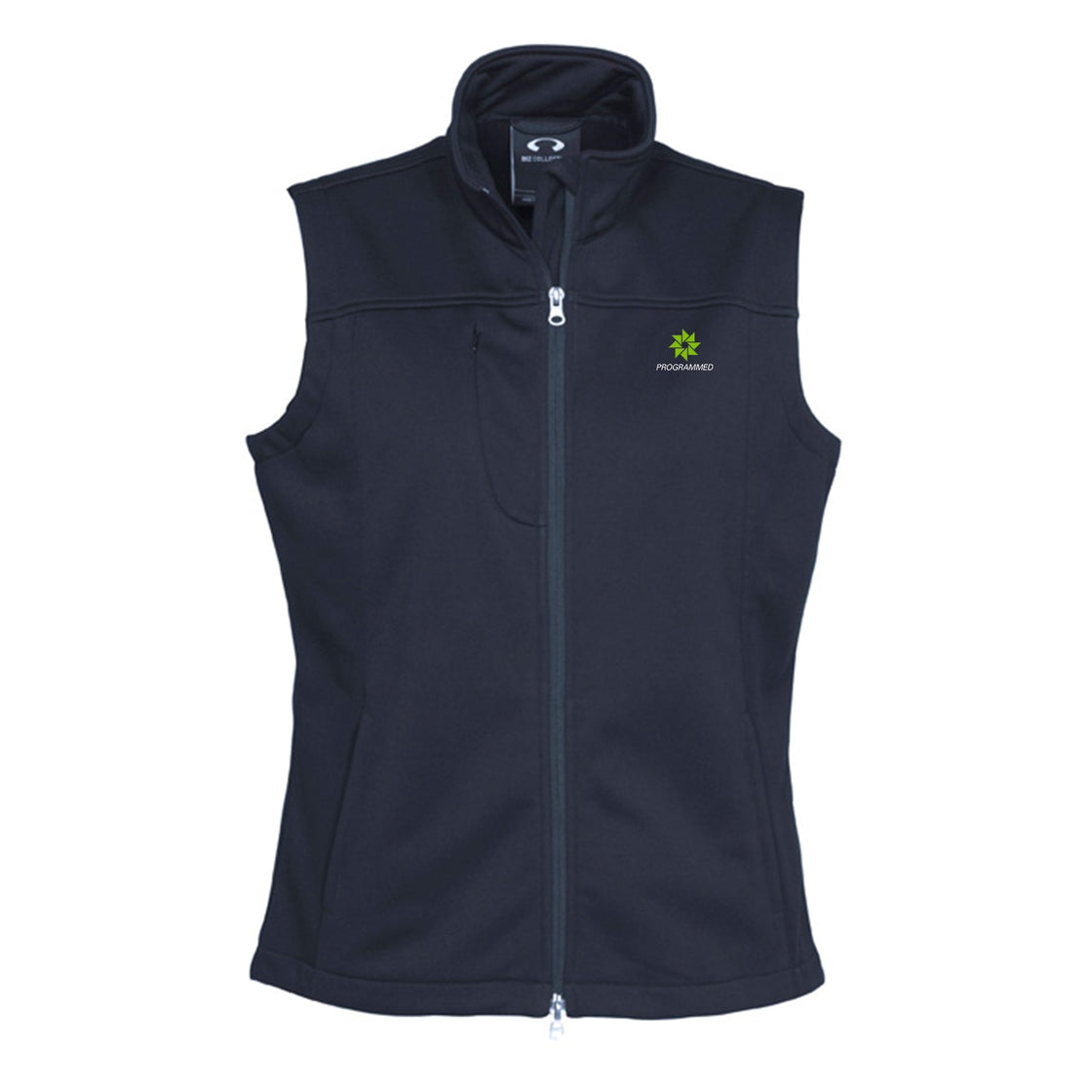 LADIES SOFTSHELL VEST - NAVY