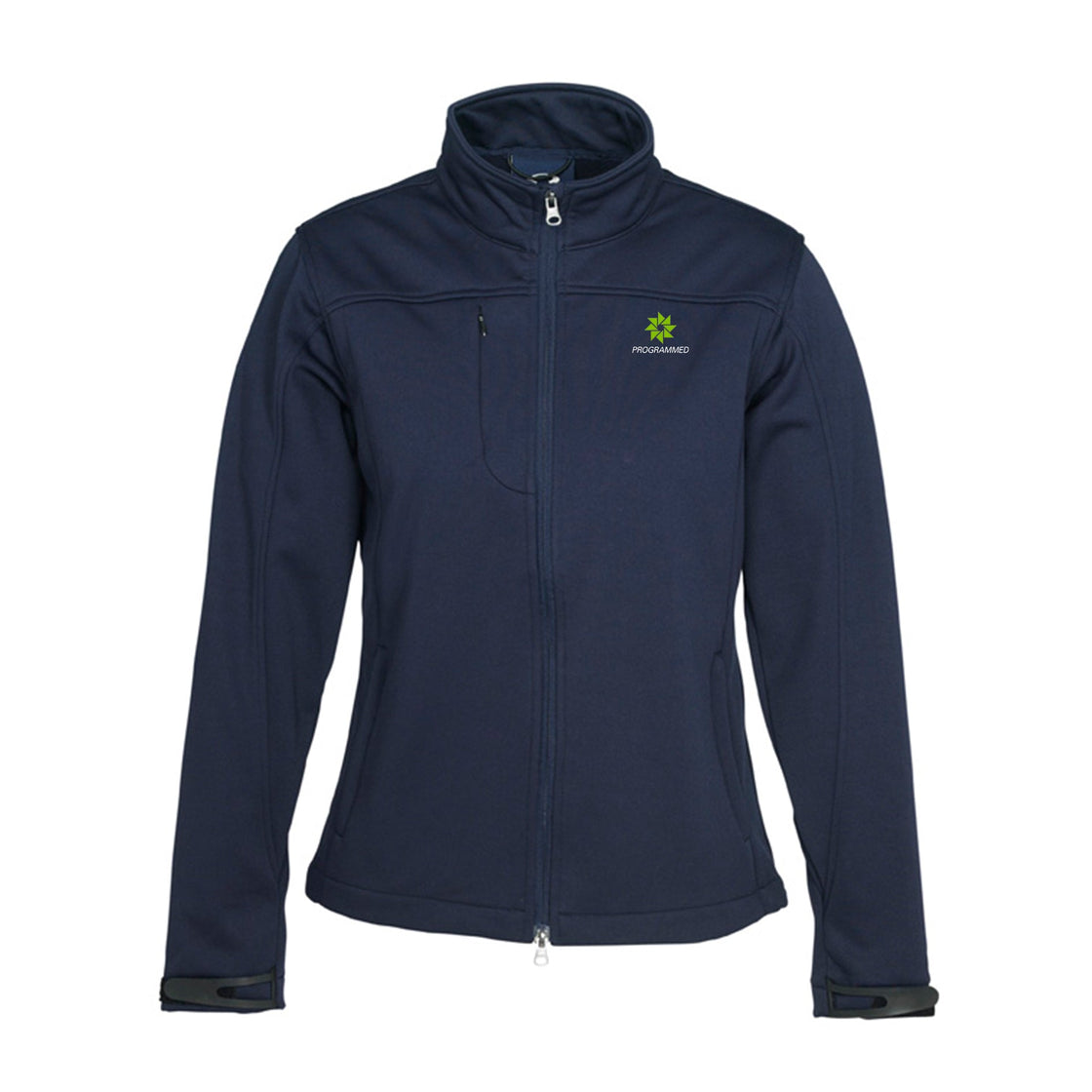 LADIES SOFTSHELL JACKET -  NAVY