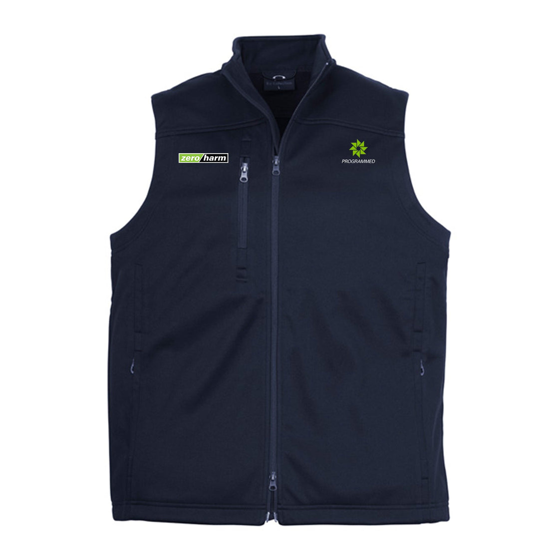 MENS SOFT SHELL VEST - NAVY