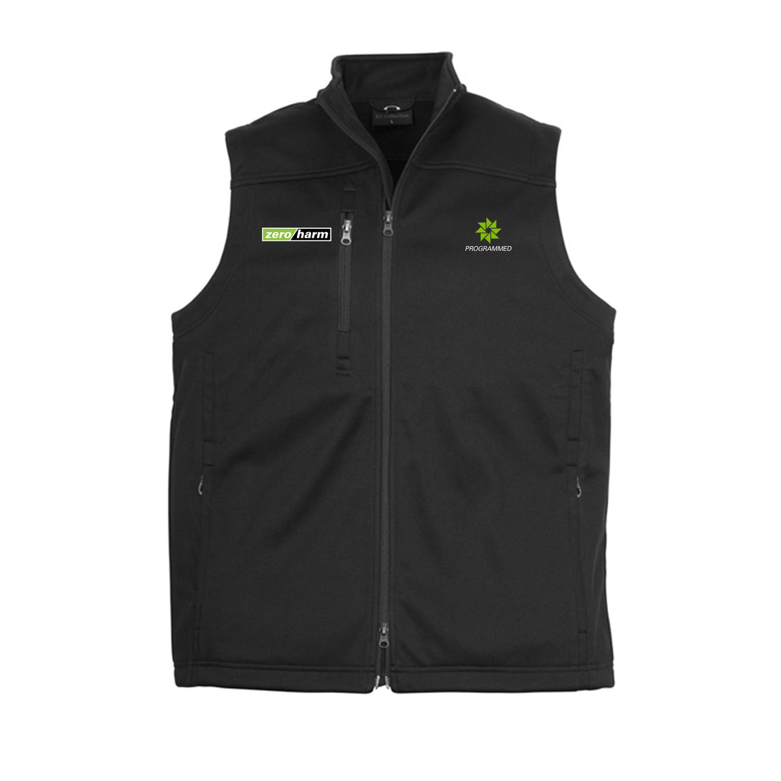 MENS SOFT SHELL VEST- BLACK