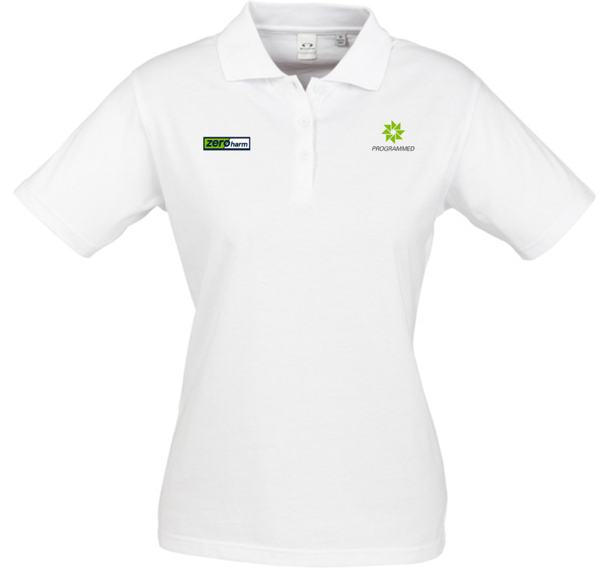 LADIES ICE POLO - WHITE