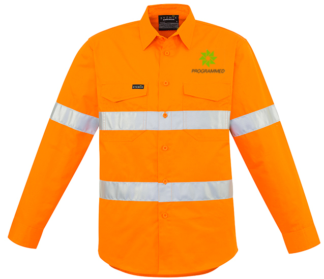 MENS HI VIS SHIRT - ORANGE