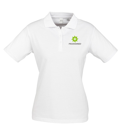 LADIES ICE POLO - WHITE