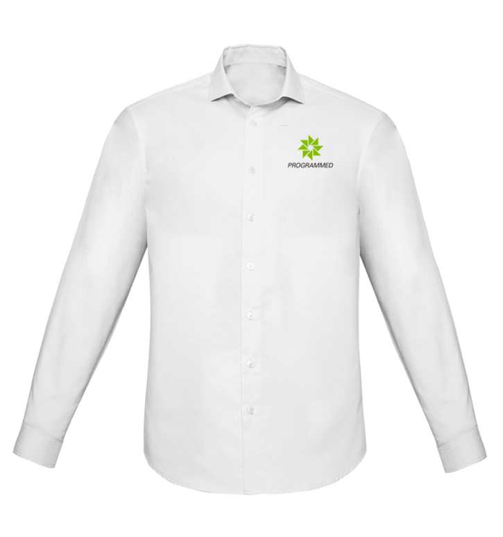 CHARLIE LONG SLEEVE SHIRT - WHITE