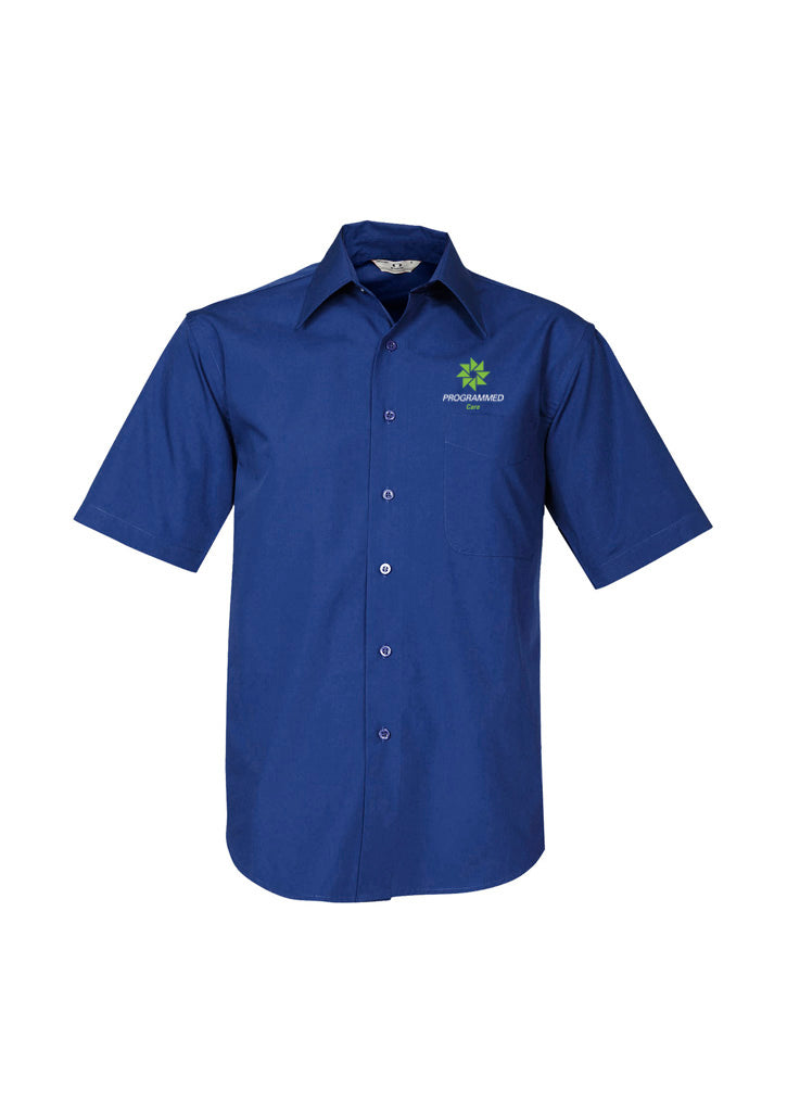 MENS METRO SHORT SLEEVE SHIRT - ROYAL