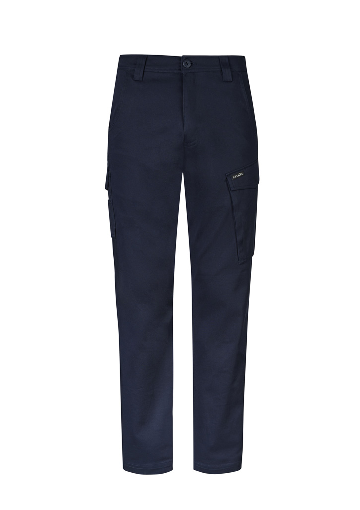 MENS ESSENTIAL BASIC STRETCH CARGO PANT - NAVY (Copy)